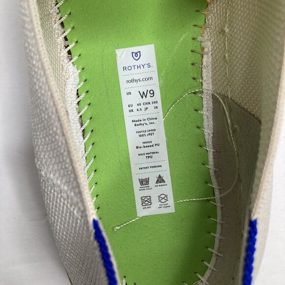 Rothy’s The City Slip On Sneakers Womens Size 9 Comfort Flat Mens 7 - Picture 10 of 11